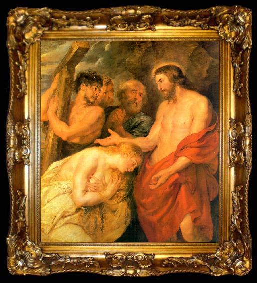 framed  Peter Paul Rubens Christ and Mary Magdalene, ta009-2